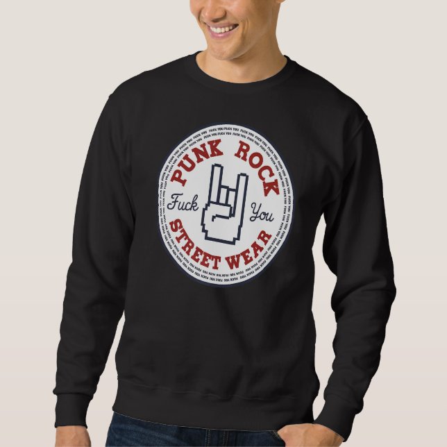 Sudadera Punk Rock Street Wear Original (Anverso)