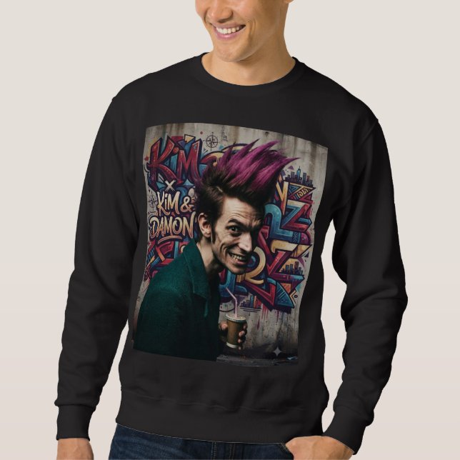 Sudadera  punk schimeria (Anverso)