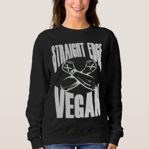 Sudadera Punk vegano Straight Edge antidroga
