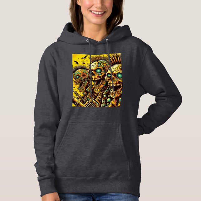 Sudadera Punk zombi Apocalipsis (Anverso)