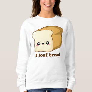 Sudadera Punny, me quedo pan, pan kawaii