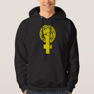 Sudadera Puño feminista que no volveremos (amarillo)