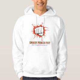 Sudadera Puño Golpe Fuerte – Arte de Motivación de Fuerza A