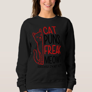 Sudadera Puntitos De Gato Para Hombres Mujeres Gatito Gráfi