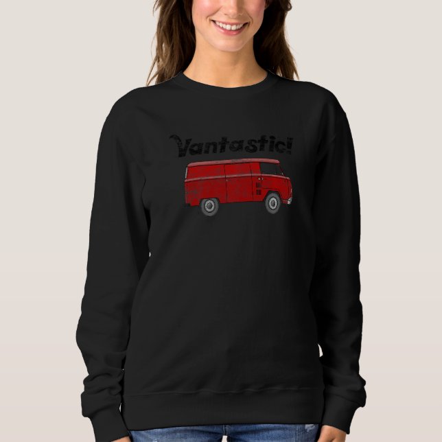 Sudadera Puntitos de suciedad de corte vantástico (Anverso)