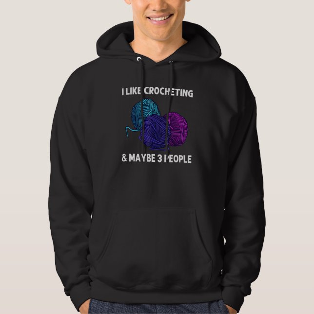 Sudadera Punto Para Hombres Mujeres Crochet Yarn Thread _8 (Anverso)