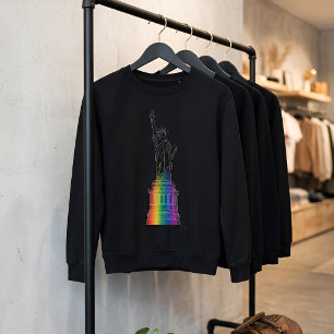 Sudadera Puntos de referencia en luz   Estatua de la Libert