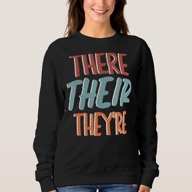 Sudadera Puntuación Gramática Correcta gramatical Gr (Anverso)