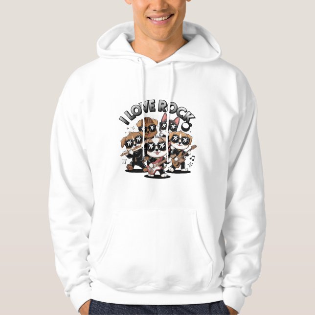 Sudadera Puppy rock band (Anverso)
