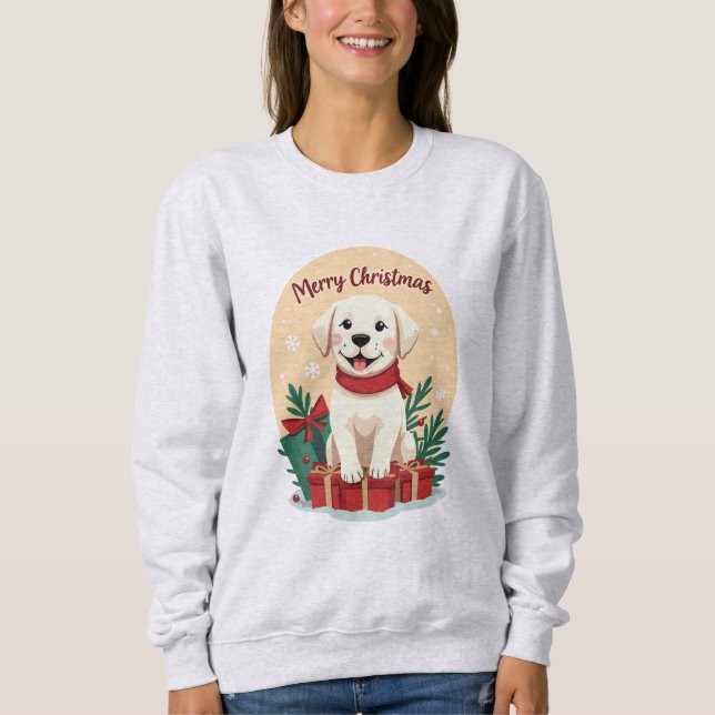 Sudadera Puppy’s Present Party (Anverso)