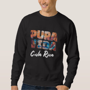 Sudadera Pura Vida Costa Rica Recuerdo Divertido América Ce