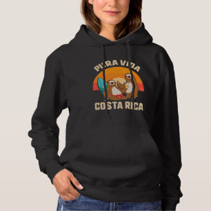 Sudadera Pura Vida Costa Rica Sleepy Lazy Animal Surf