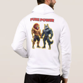 Sudadera Pure Power – Strong Animal Muscle Cartoon Design