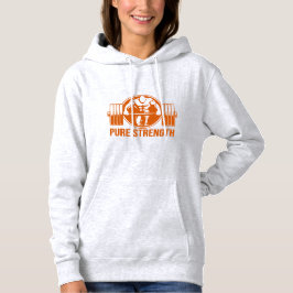 Sudadera Pure Strength Logo Powerlifting - Édition Dorée Vê