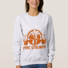 Sudadera Pure Strength Powerlifting Logo – Gold Edition Gym