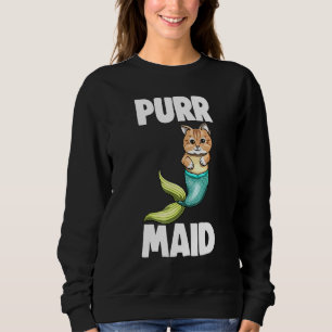 Sudadera Purmaid Cat Tee Birday Chica Tees Kitten Love