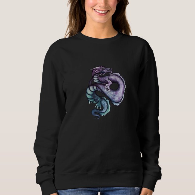 Sudadera Purple Dragon Sea Dragons Artwork  1 (Anverso)