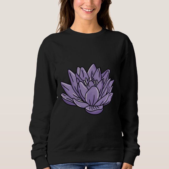 Sudadera Purple Lotus (Anverso)