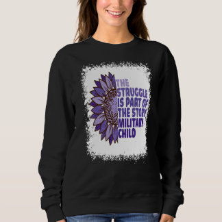 Sudadera Purple Up niño militar Sunflower Leopardo Bleache