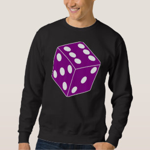 Sudadera Púrpura Gaming Dice Halloween Disfraces Guay Diver