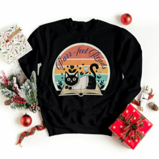 Sudadera Purr-fect lee graciosos gatos de biblioteca Mug