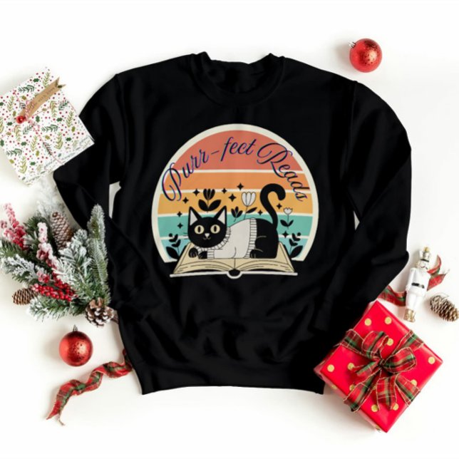 Sudadera Purr-fect lee graciosos gatos de biblioteca Mug (Subido por el creador)