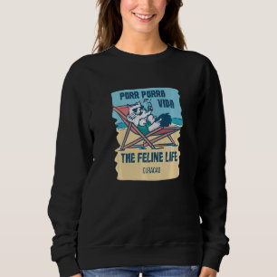 Sudadera Purr Purra Vida La Vida felina República Dominican