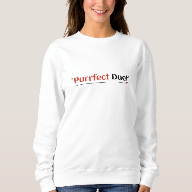 Sudadera Purrfect Duet (Anverso)