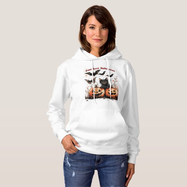 Sudadera Purrfect Halloween sweatshirt (Anverso completo)