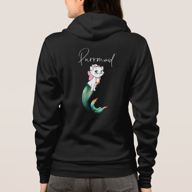 Sudadera Purrmaid de gatito de gatito de comadreja - Diseño (Reverso)