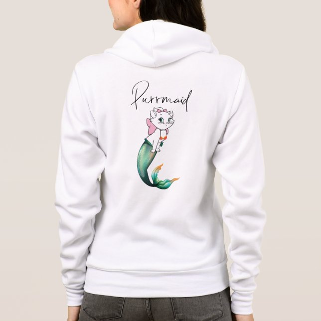 Sudadera Purrmaid de gatito de gatito de comadreja - Diseño (Reverso)