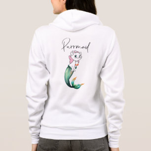 Sudadera Purrmaid de gatito de gatito de comadreja - Diseño