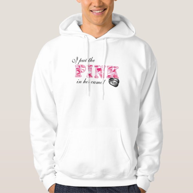 Sudadera Puse el ROSA en su camo (Anverso)