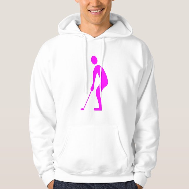 Sudadera Putting - Magenta (Anverso)