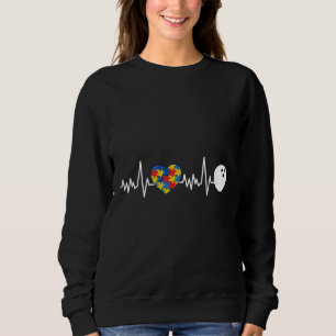 Sudadera Puzzle Bowling Support Autism Awareness Men