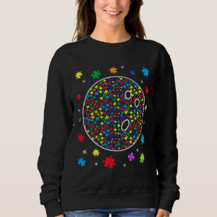 Sudadera Puzzle Bowling Support Autism Awareness Men