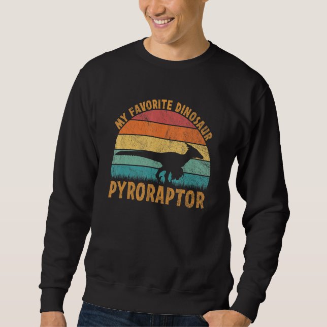 Sudadera Pyroraptor Mi Dinosaurio Favorito Dino (Anverso)