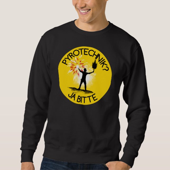 Sudadera ¿Pyrotechnik? ¡Bitte de Ja! (Anverso)