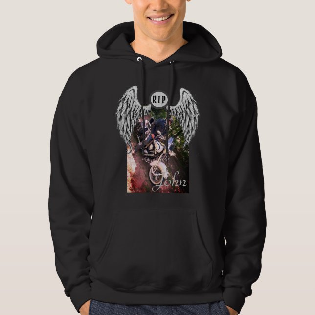 SUDADERA Q.E.P.D. JOHN HOODIE (Anverso)