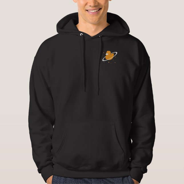 Sudadera Quackity Merch Planet Duck Black Hoodie Hooded Swe (Anverso)
