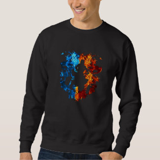 Sudadera Quad Bike Red Blue Fire Quad Bike Rider