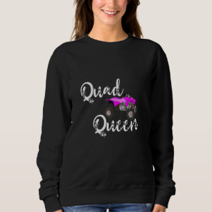 Sudadera Quad Queen Atv Quad Biker Chica Conducción Cuatro
