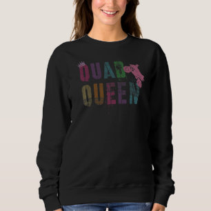 Sudadera Quad Queen Es Mi Atv Bien Chica Conductor Utv Mamá