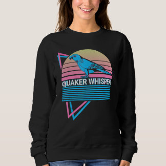 Sudadera Quaker Whisperer Parrot Retro