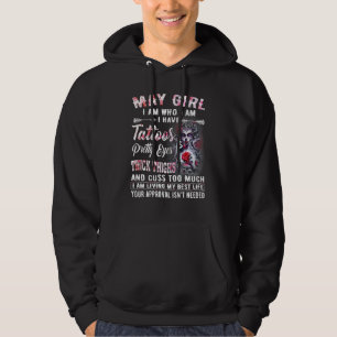 Sudadera Que Chica Soy Quien Soy Yo Tengo Ojos De Tatuajes