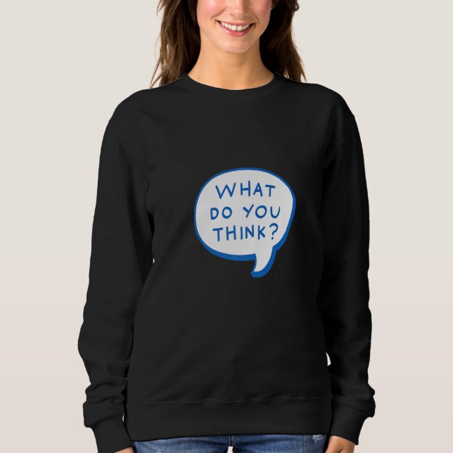 Sudadera ¿Qué crees que tu punto es sarcástico? (Anverso)