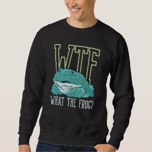 Sudadera Qué demonios La rana anfibia 3