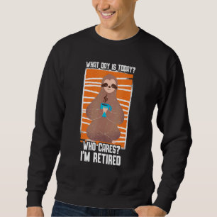 Sudadera ¿Qué día es hoy a quién le importa que estoy cansa