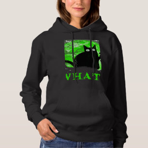Sudadera ¿Qué disfraz de Halloween de gato asesino sostenie