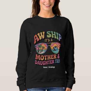 Sudadera Qué divertido viaje de crucero para mamá y sus hij